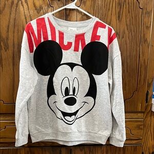 Disney Mickey Mouse Gray Sweatshirt
